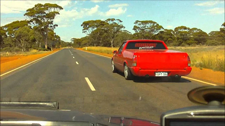 XH XR8 Ute Ride Height across Nullarbor for Summernats 25
