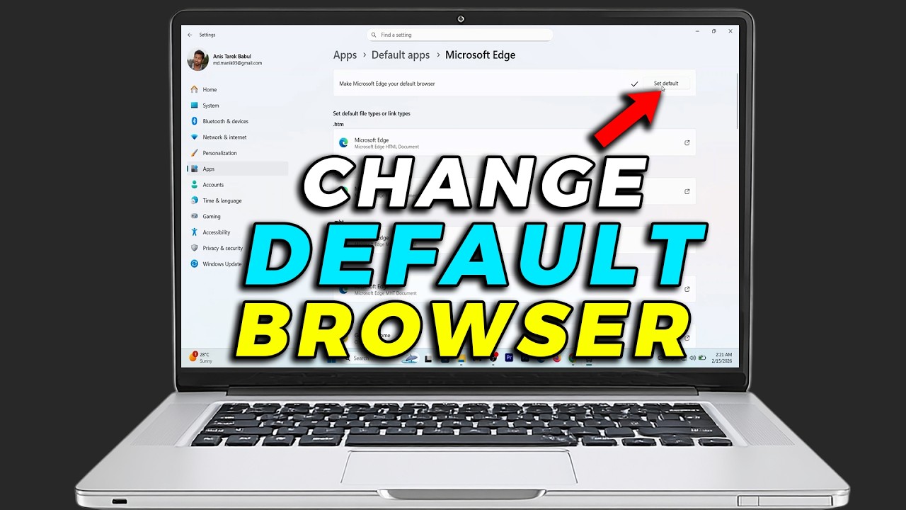 How To Set Default Browser In Windows 11 (Quick & Easy Guide) - YouTube