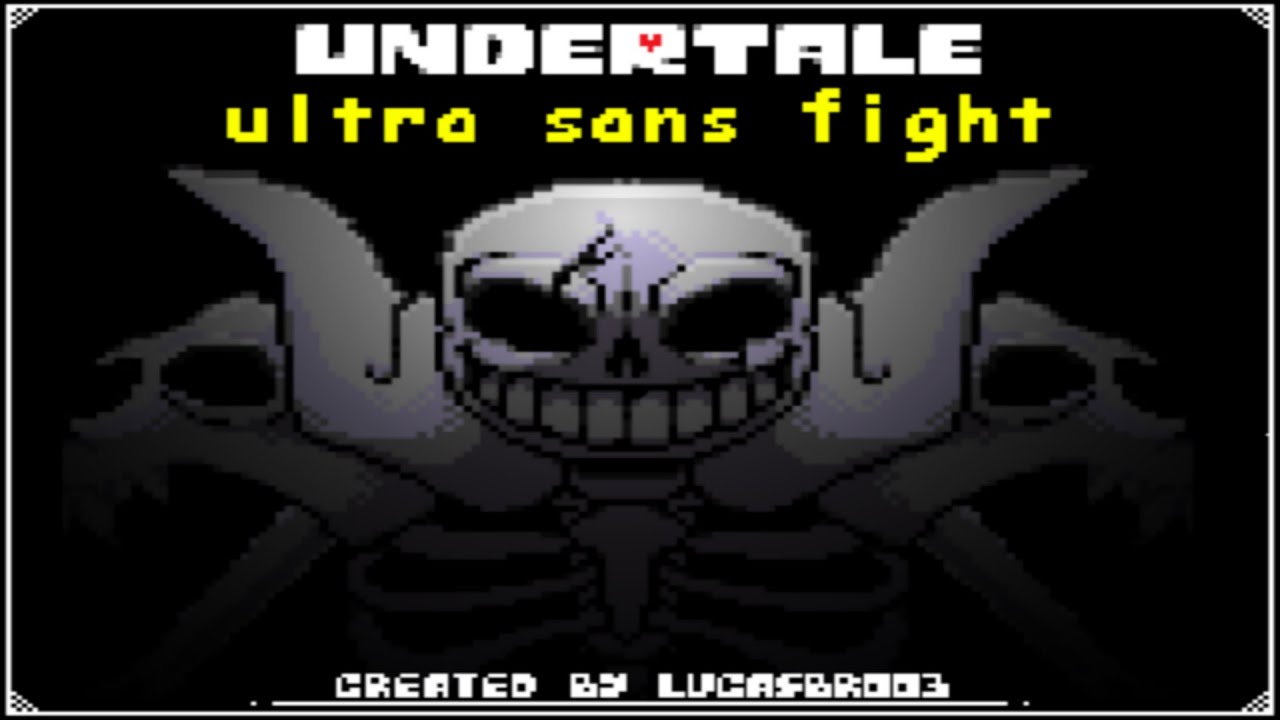 Undertale - Ultra-Sans Fight (Fan-made)  Undertale, Fight, Bendy and the  ink machine