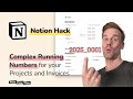 The Best Way To Create Complex Running Numbers In Notion No External Tools mp3