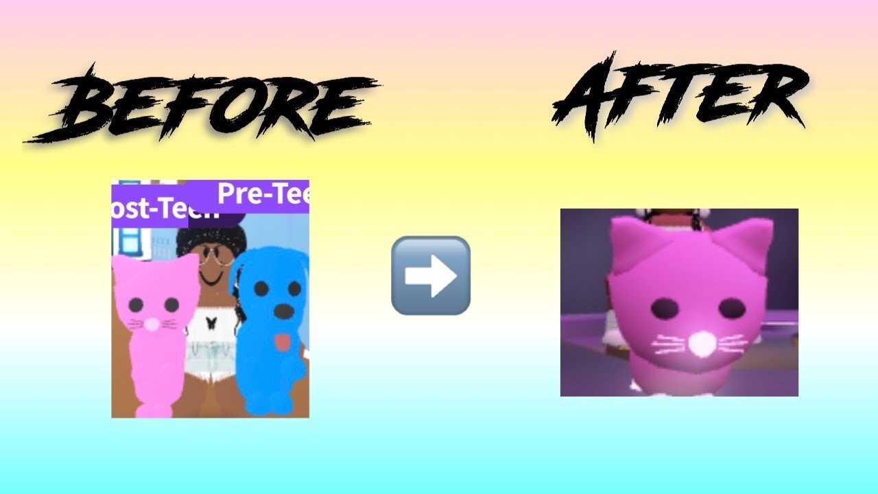 MAKING A NEON PINK CAT 🐱 !! roblox Adopt Me YouTube