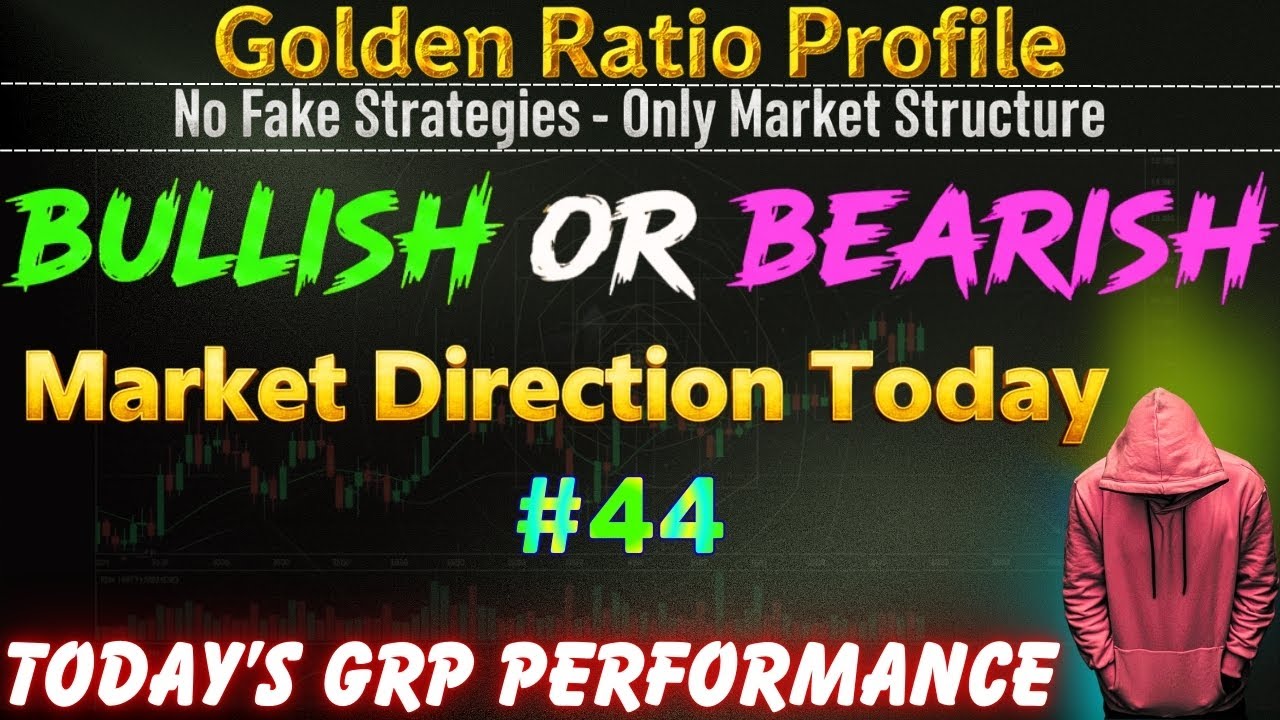 44. How Institutions Move the Market 📉 Golden Ratio Profile Indicator + Call & Put Range Analysis