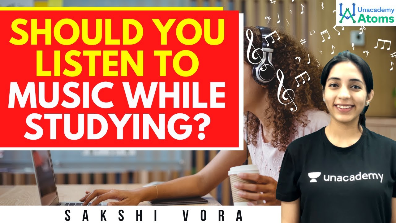 Should You Listen to Music While Studying? | Unacademy Atoms | Sakshi Ganotra #shorts