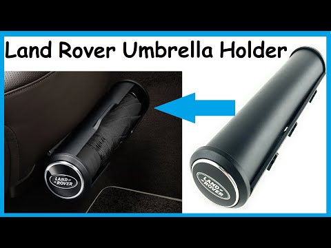 Range Rover Evoque ( fits other models too ) Umbrella Holder Install & Demo