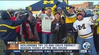 Michigan vs Ohio State tailgaters
