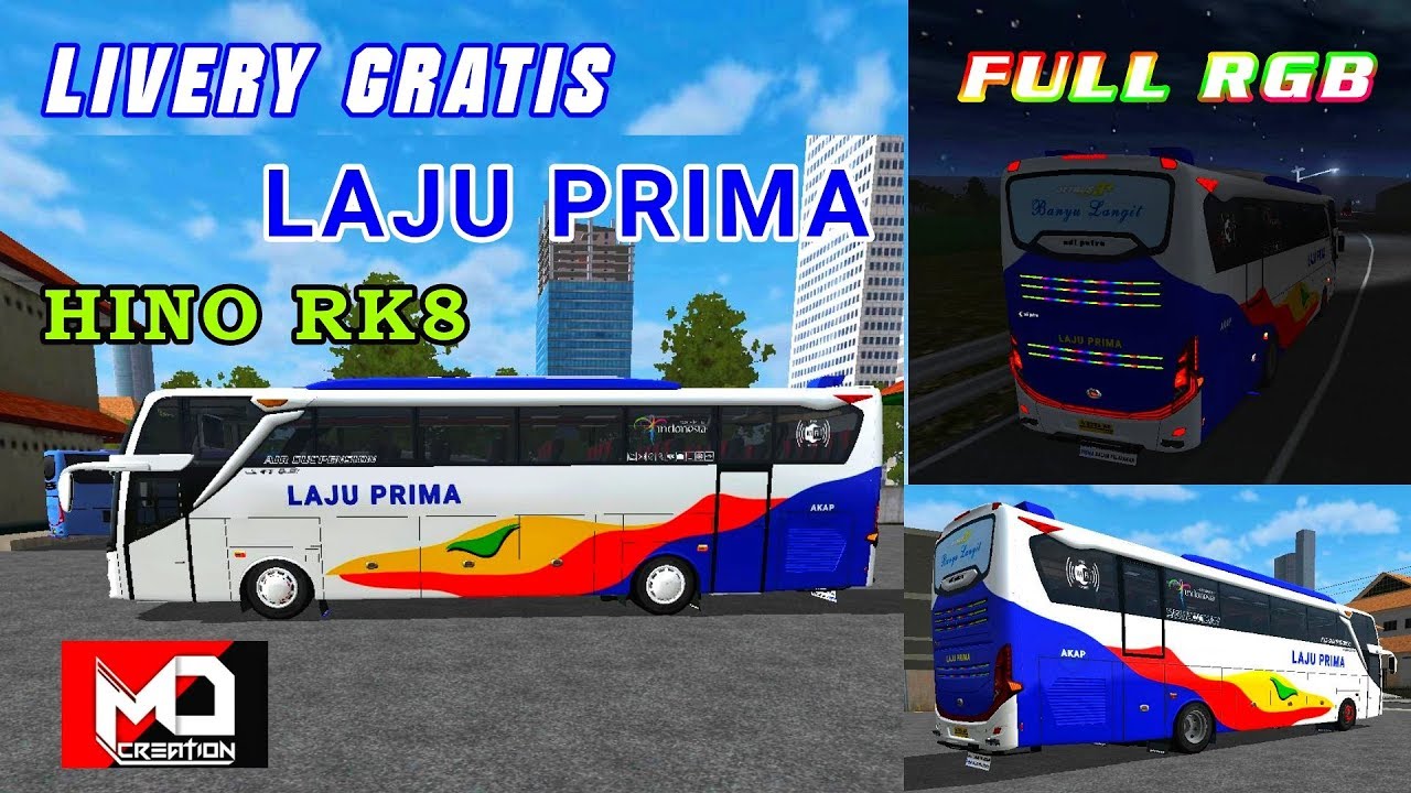 Livery Bussid Shd Laju Prima / Bussidmod Instagram Posts ...