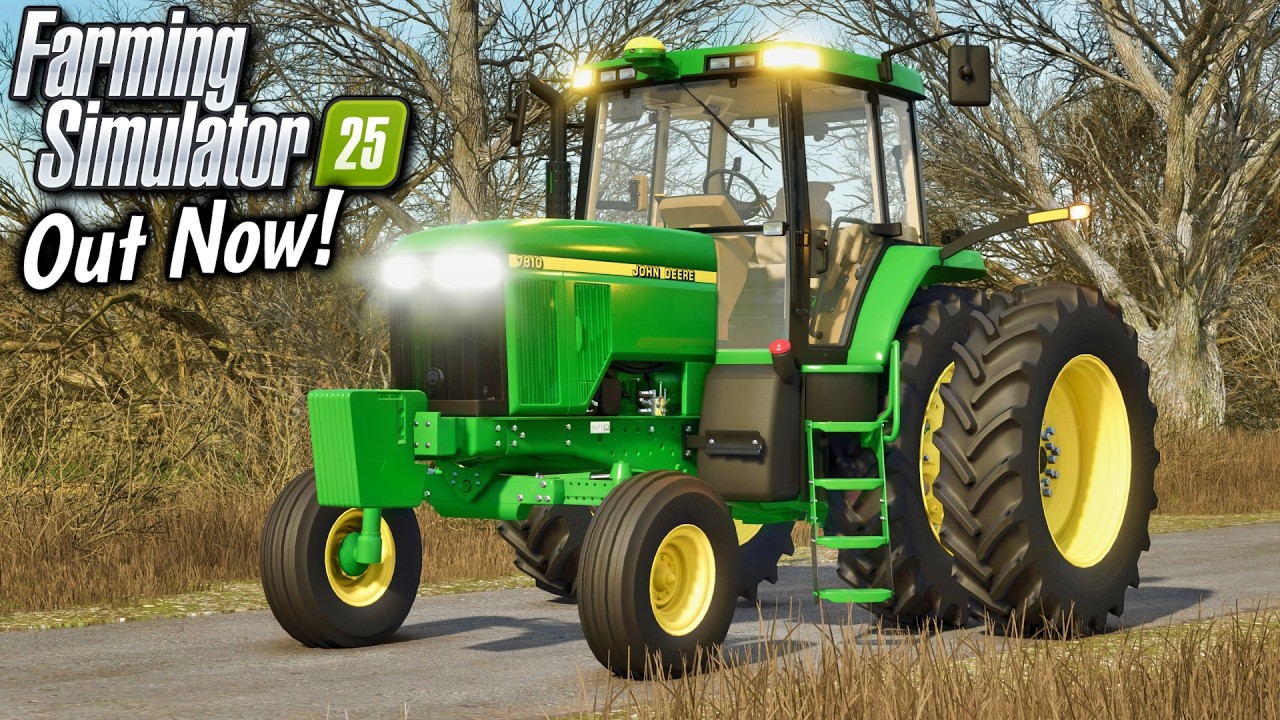 New Mods - John Deere 7810 Row Crop, T8 Frontloader, & Palatinate Forest Is Back! (24 Mods) | FS25