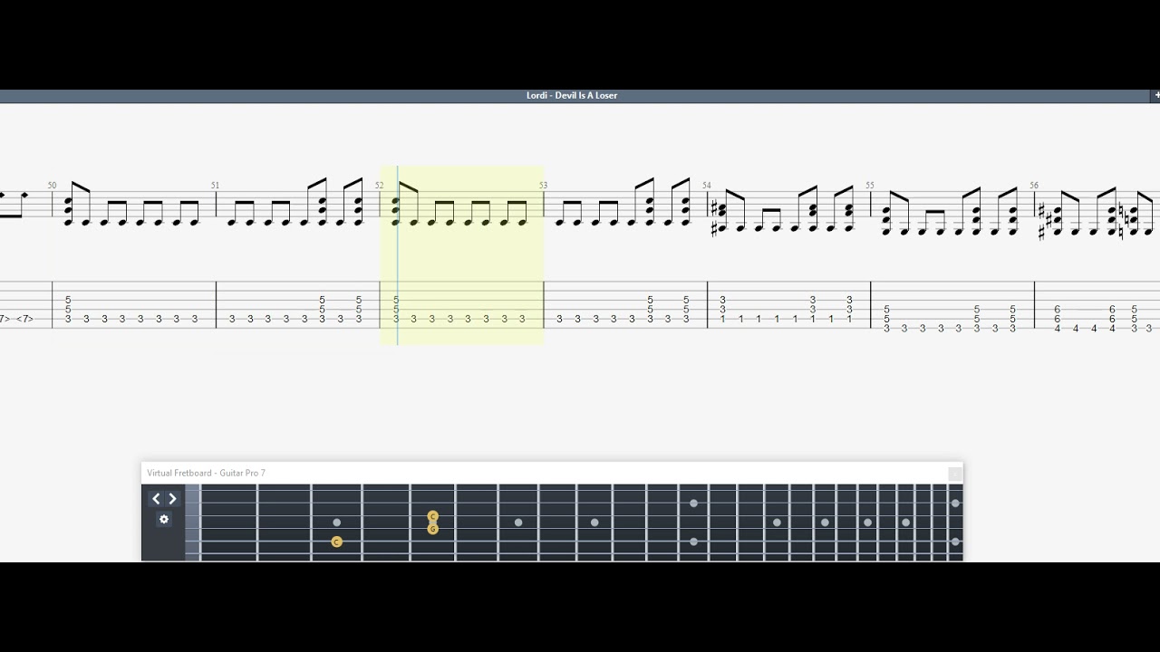 Lordi - Devil Is A Loser GUITAR TAB