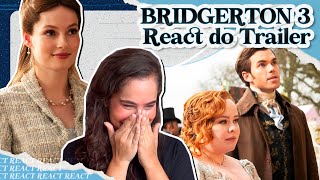 BRIDGERTON: PENELOPE E COLIN VÃO EMOCIONAR DEMAIS! TRAILER DA 3ª TEMPORADA - React