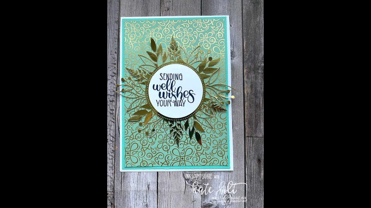 Forever Gold Laser Cut Papers - Quick And Easy Cards- Coffee & Cards Facebook Live Replay