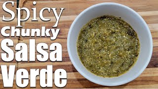 My Spicy Chunky Salsa Verde