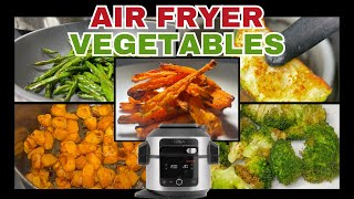 5 *AIR FRYER* VEGETABLE RECIPES | You'll never boil again! Perfectly Tender & Crisp