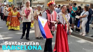 SANTACRUZAN 2024 organized by the Filipino Community in Barcelona, Spain