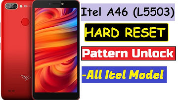 itel l5503  PATTERN UNLOCK ||  HARD RESET // Itel A46 (L5503) Hard Reset  Without PC