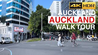Auckland Queen Street Wednesday Afternoon Walk Tour New Zealand 4K