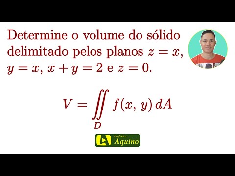 Integral Dupla - Volume de Sólido. | #3 Exercício de Integral.