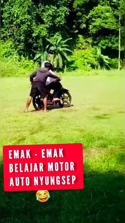 EMAK EMAK BELAJAR MOTOR AUTO NYUNGSEP BIKIN KETAWA NGAKAK ⁉️ #Short