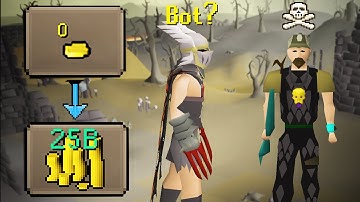 Pretending to be a Bot then 1-Hitting PKers! | 0 to 25 Billion GP From Scratch #18 (OSRS)