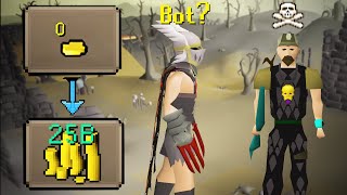 Pretending to be a Bot then 1-Hitting PKers! | 0 to 25 Billion GP From Scratch #18 (OSRS)