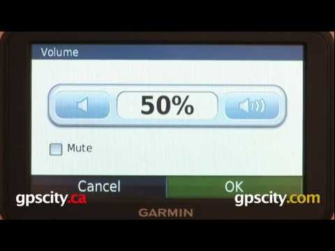 Garmin nuvi 30 40 & 50: Volume Adjustment @ gpscity.com
