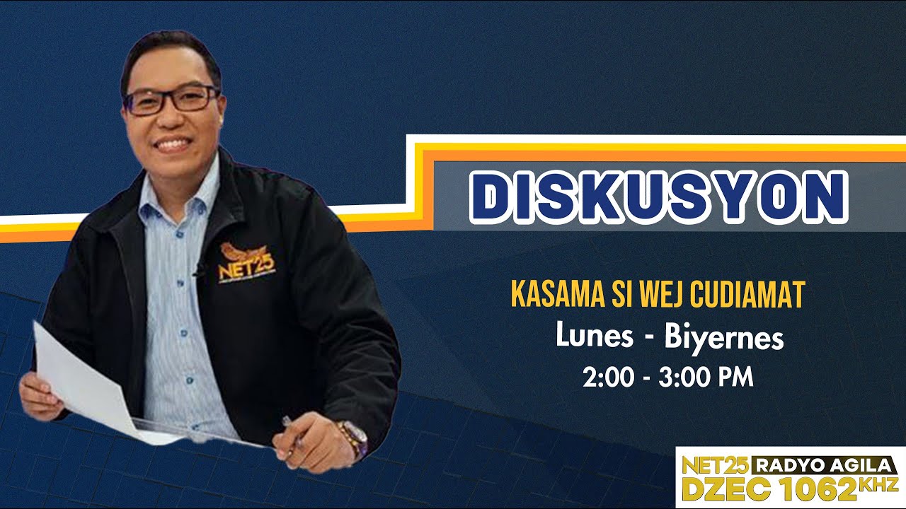 DISKUSYON | BIYERNES | January 16 | 2:00pm