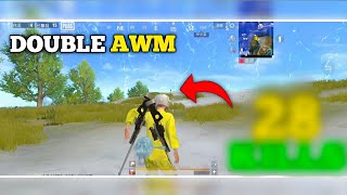 DOUBLE AWM CHALLENGE 🔥pt.1 | 1v4 GAMEPLAY | PUBG MOBILE LITE