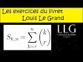 Louis le grand se prparer aux classes prpa en maths somme tlescopique  combinatoire ex 52 llg