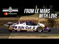 Screaming le mans winning jaguar xjr9 at fos