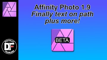 Affinity Photo 1.9 does text on path and more!