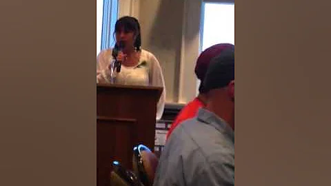 Cathy Farley Honoring Tom