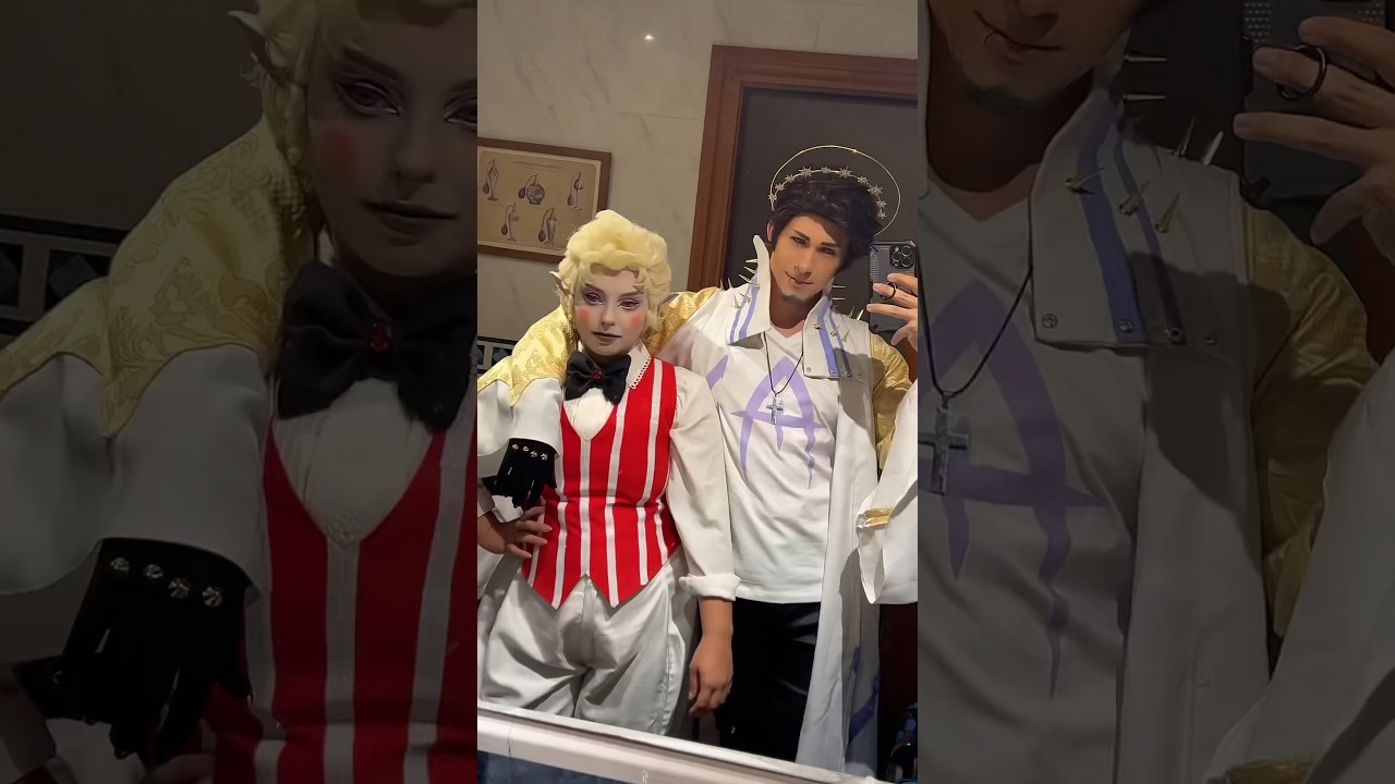 Bienvenidos al exterminio 😎🤙 #adam #lucifermorningstar #lucifer #hazbinhotel #cosplay #makeup