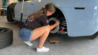 BAER drilled/slotted rotor install 5th gen camaro SS