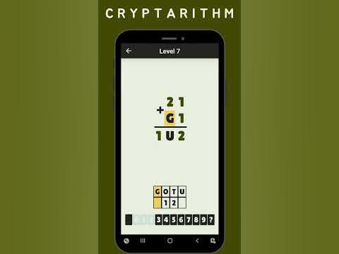 Cryptarithm: Math Puzzles Android Game - YouTube