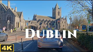 What is it like to DRIVE around DUBLIN City center? #ireland #dublin #drive #4k