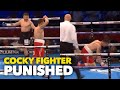 COCKY FIGHTER PUNISHED! 🙈 FLORIAN MARKU STOPS TOMMY BROADBENT AFTER BEING GOADED FOR ENTIRE FIGHT