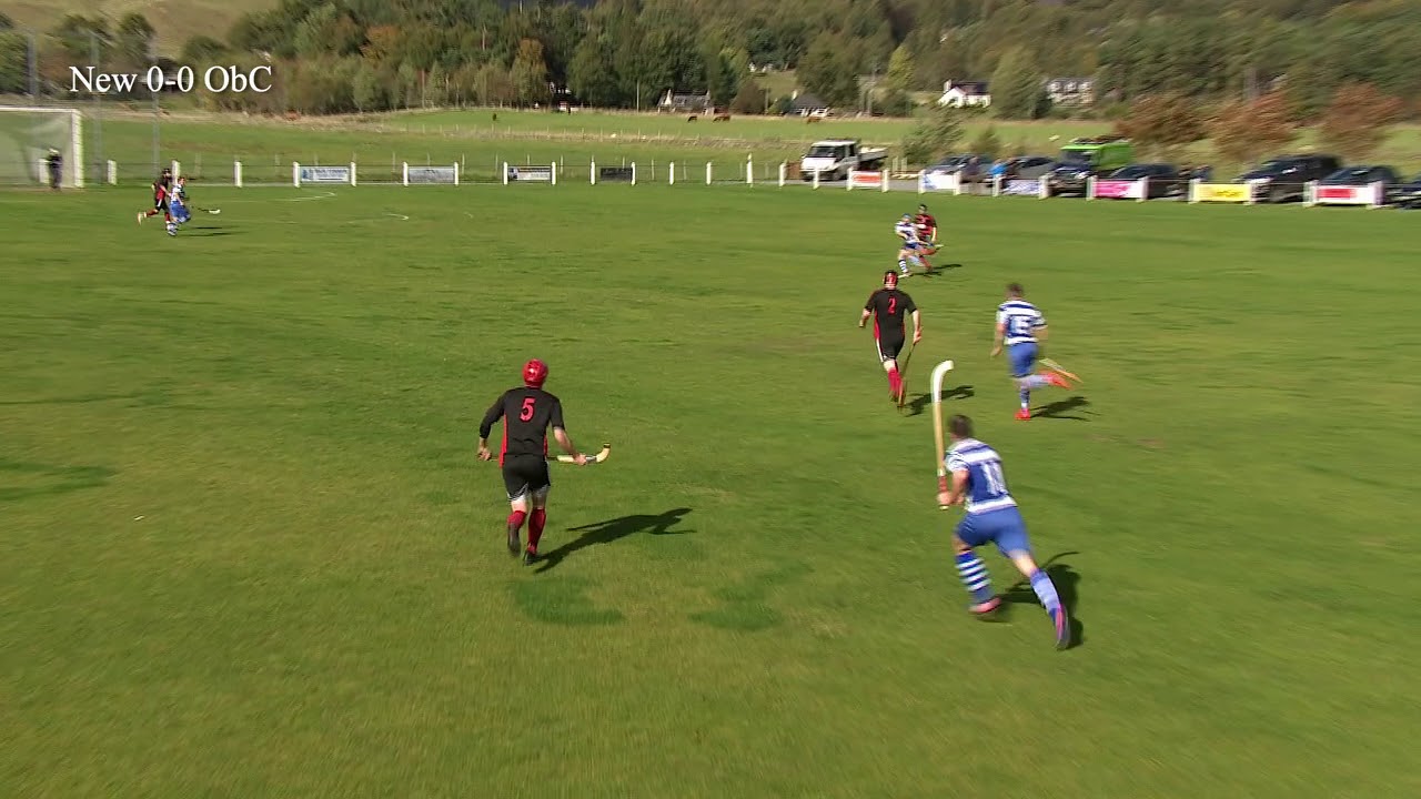 Marine Harvest Premiership Newtonmore v Oban Camanachd 22 09 18