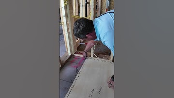 Job site layout is key. Use this jig to make your life easier. #cabinetry #luxuryhome #customhomes