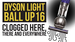 Dyson Light Ball UP16 — засорен в нескольких местах — почему не пылесосите пыль из гипсокартона