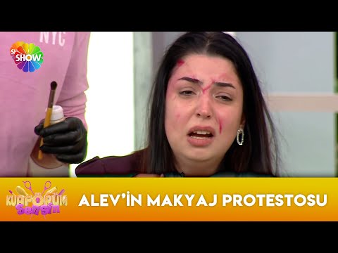 Alev makyaj için zaman kalmayınca protesto etti | Kuaförüm Sensin 8. Bölüm