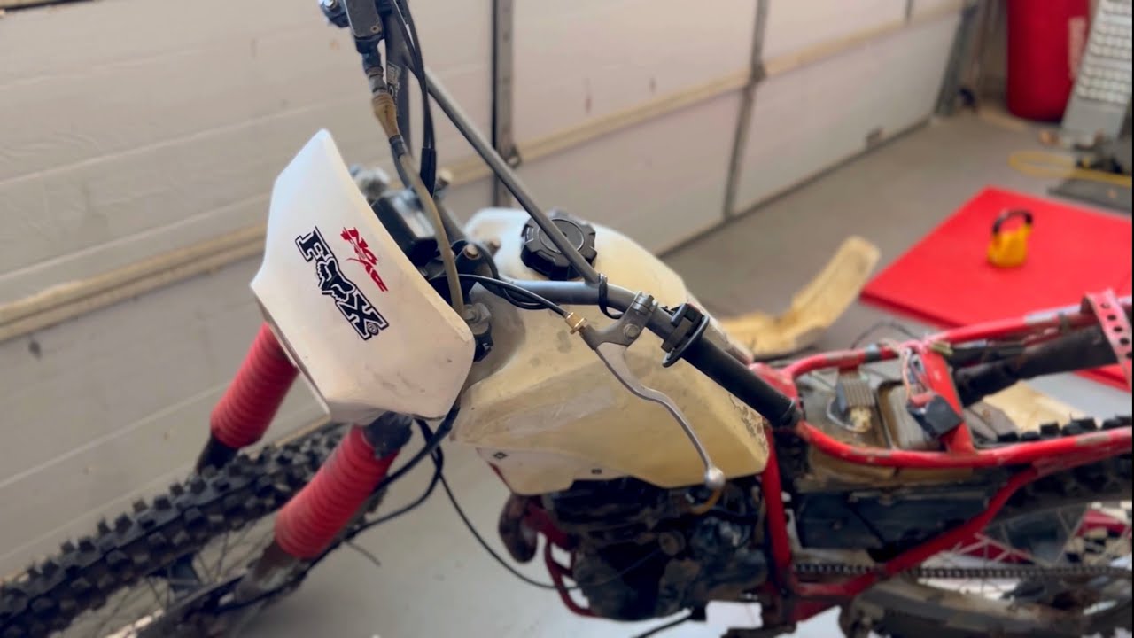 Dirt Bike ASMR Cleaning Dirt Bike First Time in 10 Years YouTube