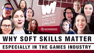 Why soft skills matter - especially in the games industry. Roundtable at WOMENIZE! Games & Tech screenshot 2