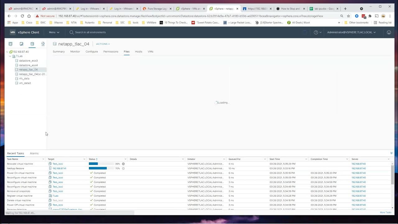 NetApp SnapCenter Plugin for VMware Backup and Restore demo YouTube