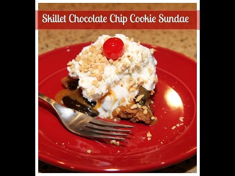 Skillet Chocolate Chip Cookie Sundae Recipe