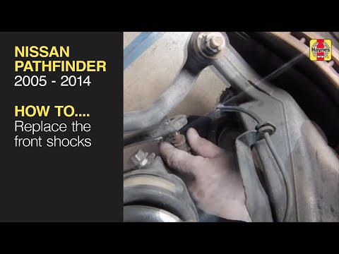 How to Replace the Front Shocks on the Nissan Pathfinder 2005 to 2014
