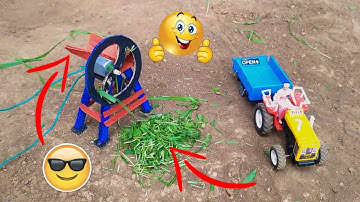 diy tractor chaff cutter machine science project | part 2 @MiniCreative1@KeepVilla@farmingsoft