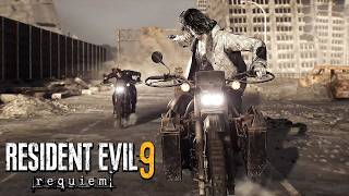 RESIDENT EVIL 9 REQUIEM – Leon Vs Victor Gideon (UNCENSORED) Epic Bike Chase Boss Fight