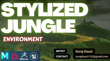 Stylized Jungle Environment by Suraj Desai