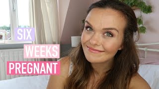6 WEEKS PREGNANT | SYMPTOMS, EARLY SCAN & BELLY SHOT