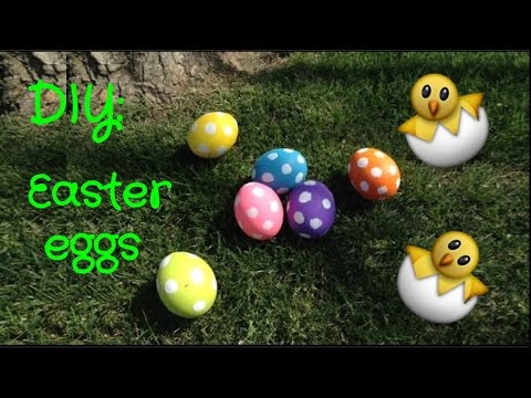 DIY Easter Eggs (With Real Eggs) ♥︎ - YouTube