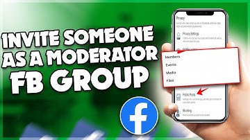 How to invite someone as a moderator on Facebook group | F HOQUE |